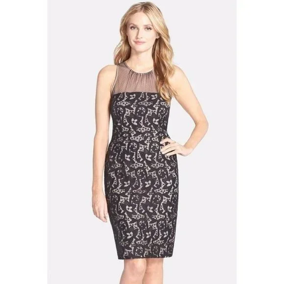 chinese dress ladies Adelheid Embroidered Lace Gown – Maggy London main image 1